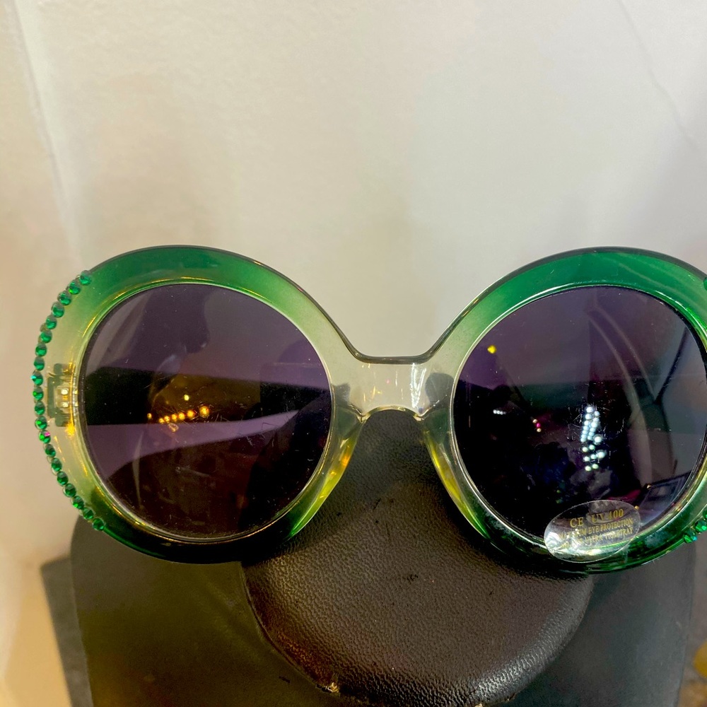 Crystal Luxe vintage Inspired Sunglasses